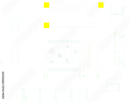 Vector sketch illustration silhouette design image detail of classic ethnic vintage room interior with traditional accessories