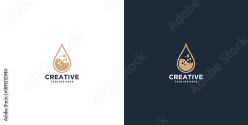 beer serving place vector logo