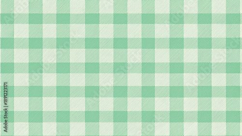 Gingham check pattern seamless fabric texture soft linen weave minimal design vector background	