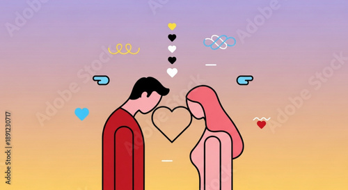 Business concept illustration of a growing chart with an upward trend, representing progress and success