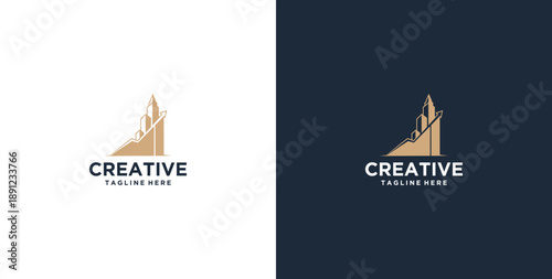 modern real estate development logo