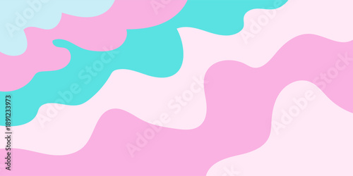 Abstract background pastels paper cut shapes and shadows.