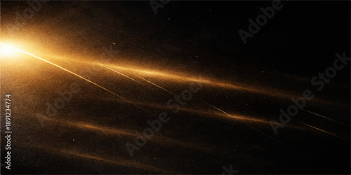 Glowing sun and moon amidst a blue galaxy nebula backdrop with stars and light rays in a dark universe space background