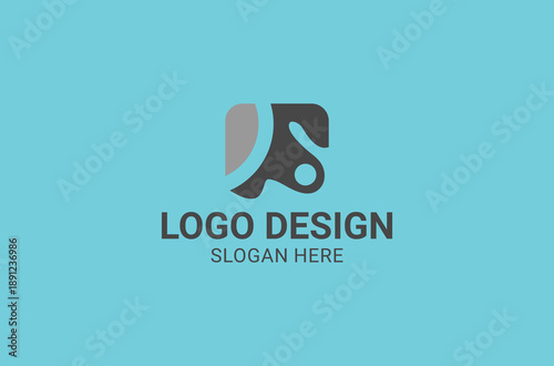 Modern Minimal Business Logo Vector | Abstract Corporate Brand Icon