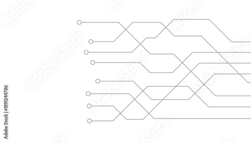 Abstract futuristic circuit board Illustration, Circuit board with various technology elements. Circuit board pattern for technology background. Vector illustration