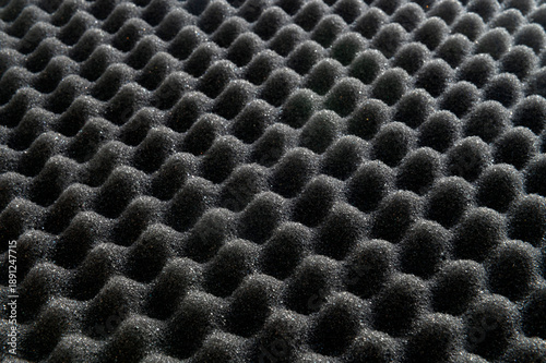 Texture. Noise dampening polyether panel. acoustic, absorbent, black, absorbing, material, materials, foam, rubber, sound, sound-absorbing, background, dimples, dimpled,