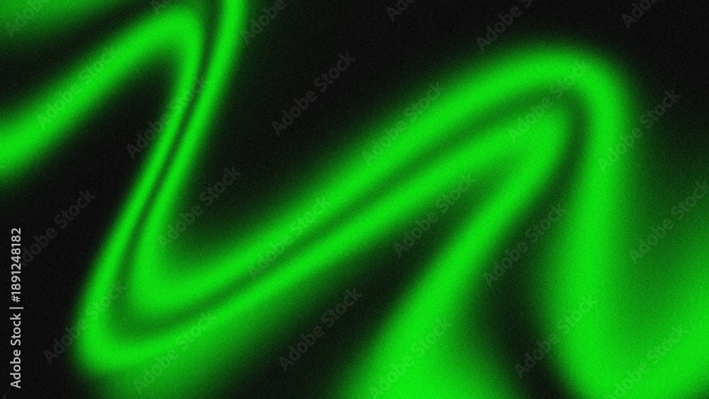 Obraz premium Banner poster header cover design with green abstract noise texture on rough background over black background 