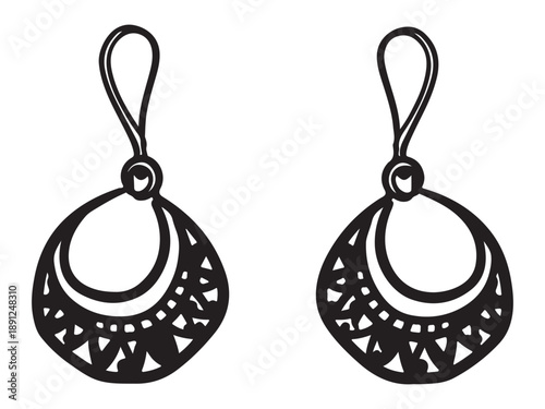 Intricate Earring Designs with Hanging Elements