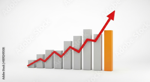 Ascending to New Heights A Bar Graph Depicting Growth and Progress with a Bold Red Arrow Symbolizing Upward Trajectory and Positive Momentum Free Download Ascending to New Heights A Bar Graph Depicting Growth and Progress with a Bold Red Arrow Symbolizing Upward Trajectory and Positive Momentum - GFXLoad
