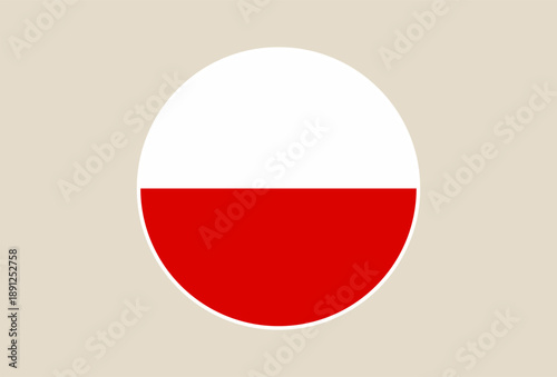 Polish Flag Round Icon Isolated on a Background, a Simple Vector Symbol for National and Patriotic Designs. Free Download Polish Flag Round Icon Isolated on a Background, a Simple Vector Symbol for National and Patriotic Designs. - GFXLoad