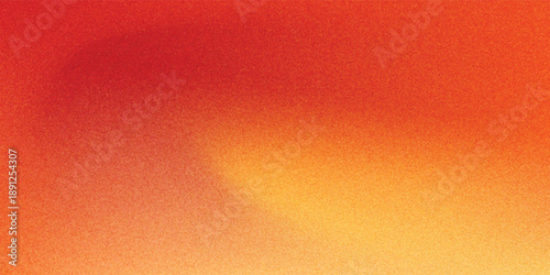 Warm orange yellow red gradient background. Autumn colored blurred wallpaper. Fall smooth gradation backdrop for banner, poster, leaflet, brochure, booklet. Vector abstract fiery template overlay
