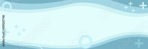 Healthcare medical background with abstract blue waves