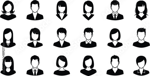 Black and white silhouette people silhouettes faceless people, silhouettes, black and white, faceless, business, human resources, diversity, teamwork, communication, collaboration, office, workplace, 
