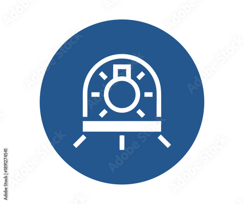 Use lamp in luminaire with shield vector design mandatory safety sign standard ISO 7010 vector design and illustration.
