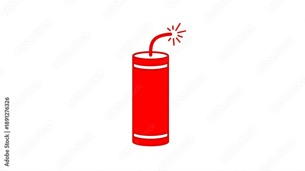 Obraz premium Chinese Firecracker Icon