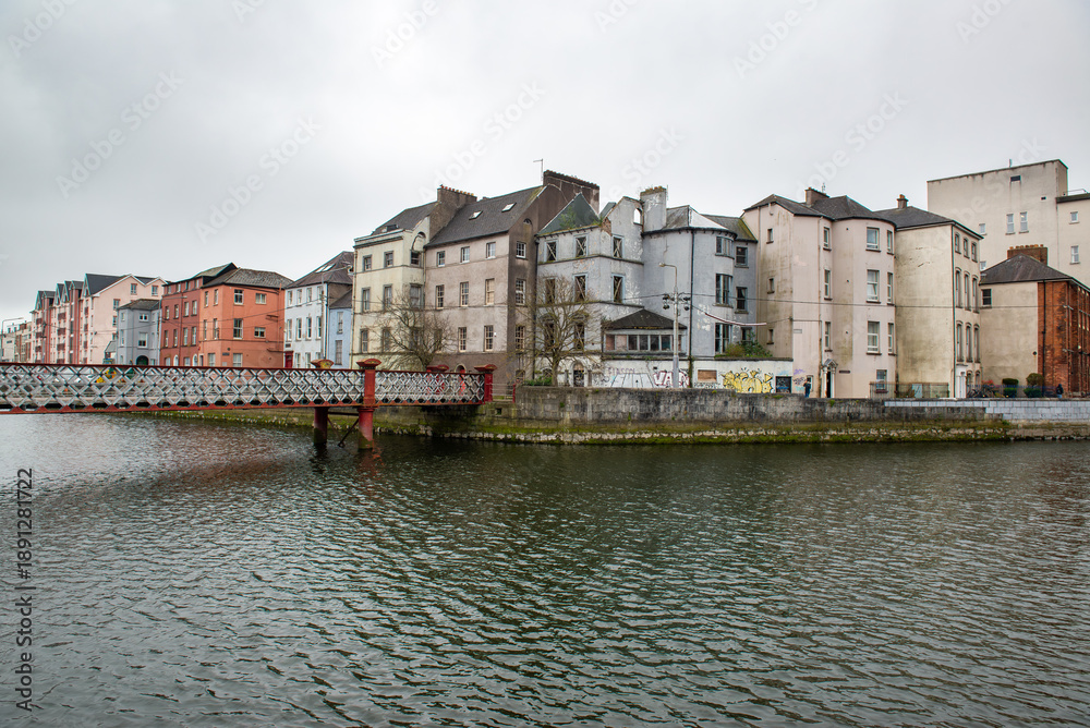 Obraz premium The city of Cork in southern Ireland.