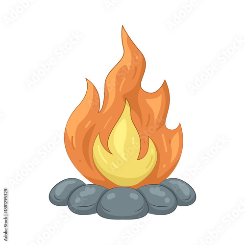 Illustration of Campfire