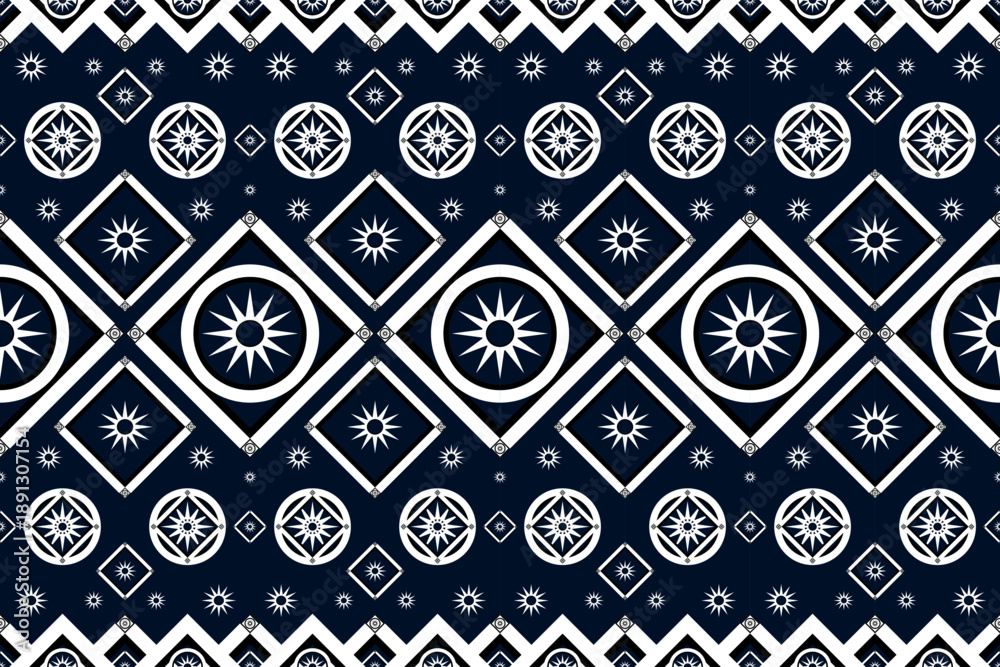 custom made wallpaper toronto digitalBLUE WHITE Navy Elephant Fabric seamless pattern