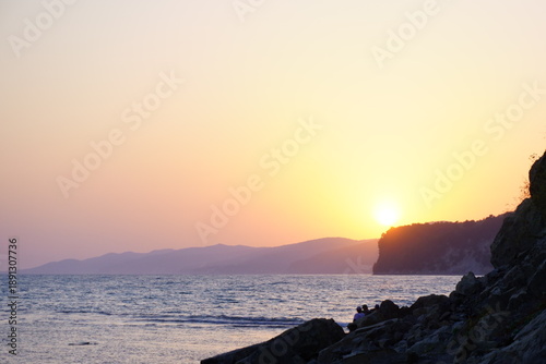 Wallpaper Mural Sunset over the Black Sea. Inal Bay. Torontodigital.ca