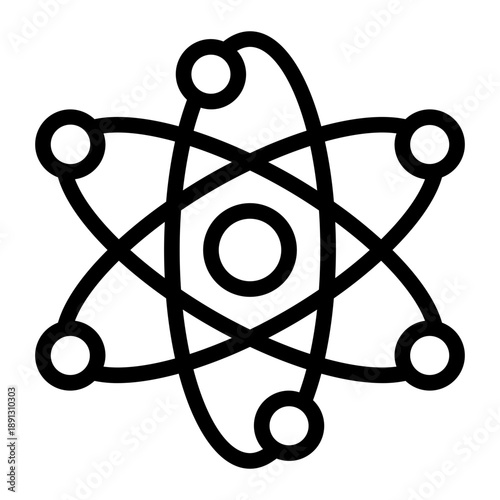 atom icon for illustration