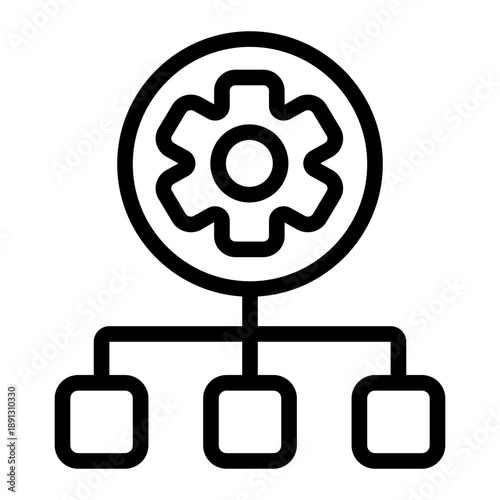 classification icon for illustration