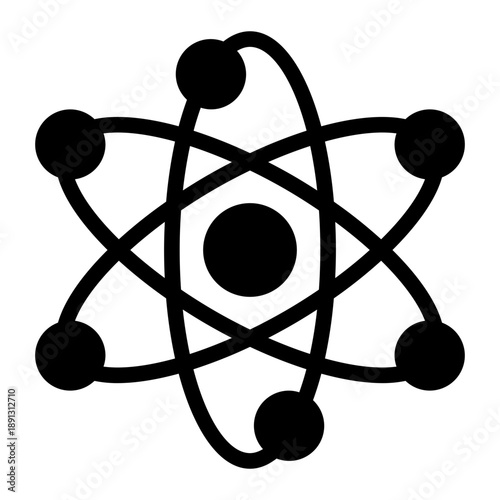 atom icon for illustration