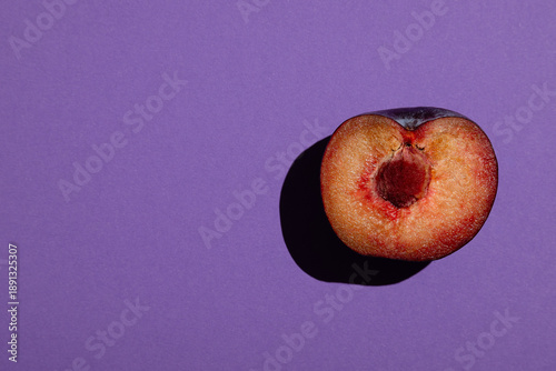Plum still life