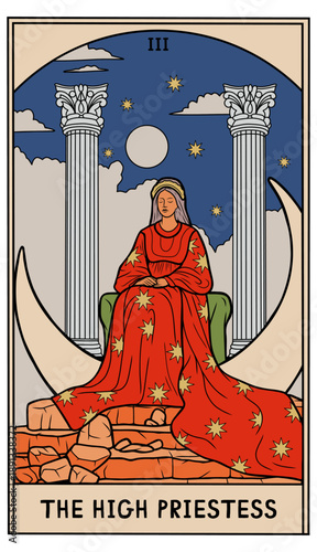 vintage vintage style deck of tarot cards. magical predictions of the future, mysterious characters.	