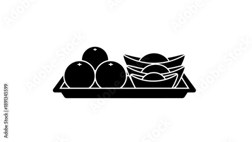 Billiard balls arranged on a pool table rack.