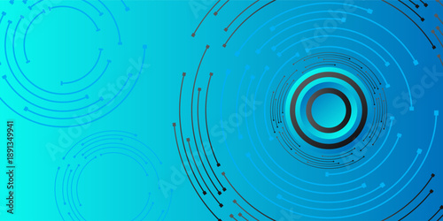 modern abstract background with circle shapes and line.advance tecnology background design. vector illustration