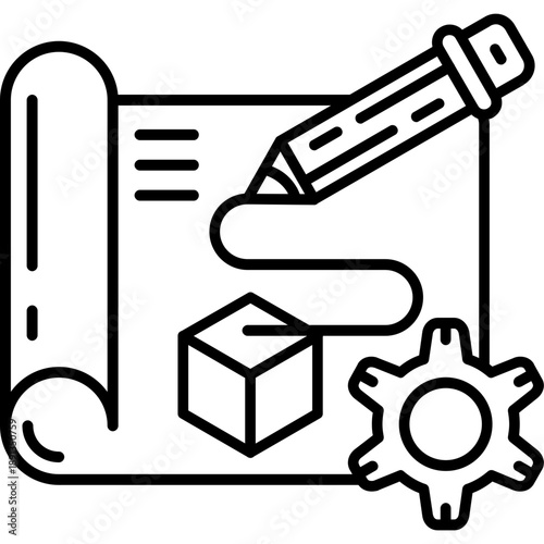 Prototype Outline Icon