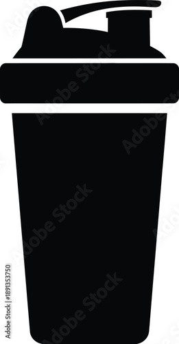 Protein shaker bottle icon