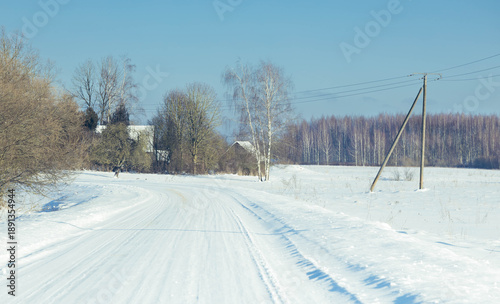 road in winter