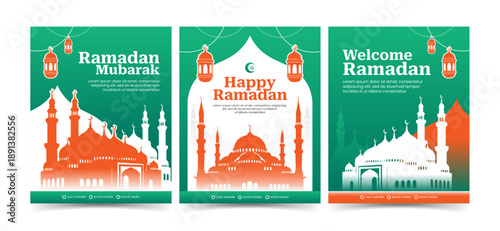 Ramadan mubarak instagram post template design