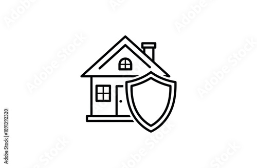 Protected home with shield for safety and security