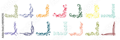 an elegant collection of arabic style corner decorations