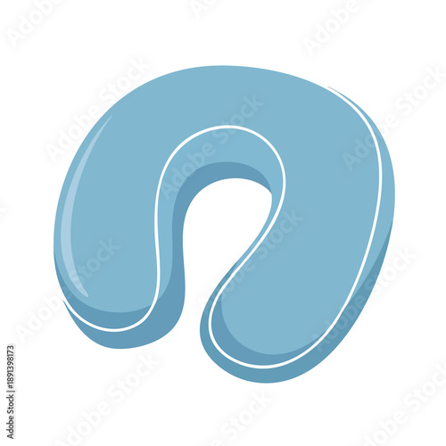 Soft Travel Neck Pillow Illustration