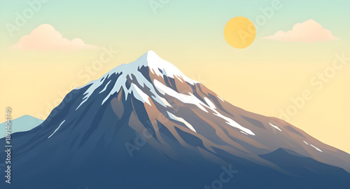 mountain landscape, mountain scenery, sunny scenery, nature view, outdoor scene, scenic nature, hills landscape, peaks landscape, valley scene, forest scene, tree landscape, sky landscape, sun landsca