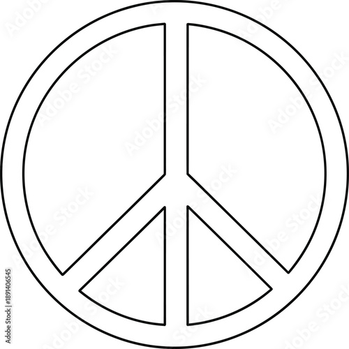 Stack of blank paper
Peace symbol
