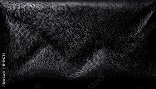 Black Grunge Background From Distress Leather Texture