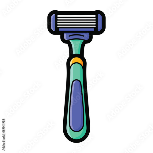 Colorful Cartoon Razor for Personal Grooming.