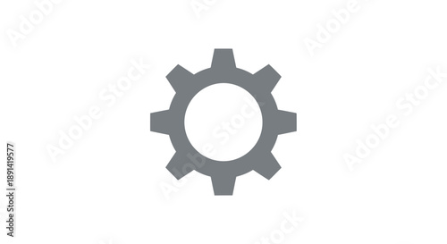 Gray Gear Icon