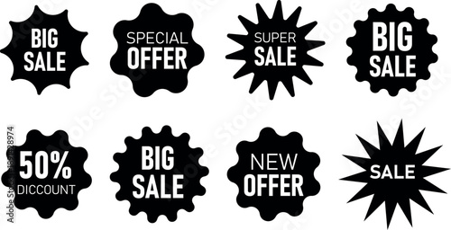 Best Offer Blue Discount Badge.