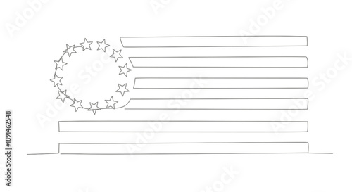 european union flag with stars and stripes