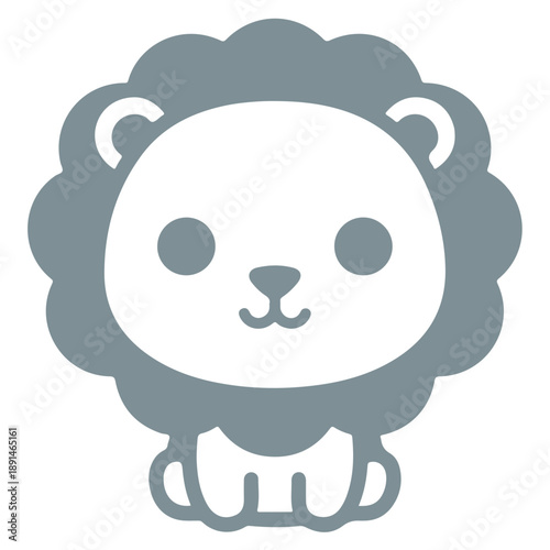 "Lion head vector illustration, royal king mascot logo design, wild animal silhouette for branding, and majestic grizzly predator symbol"