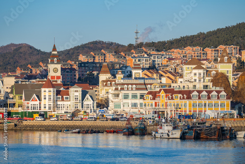Photography Fisherman’s Wharf at Laohutan in Dalian, China
