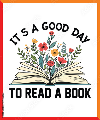 READ BOOK LOVER DESIGN, EPS. VECTOR, BOOK , BOOKLOVER