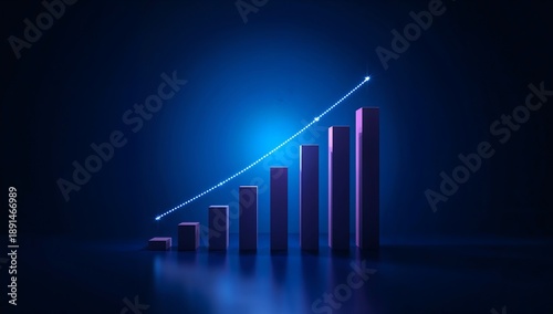 Increasing business growth and success with rising statistics and data analysis