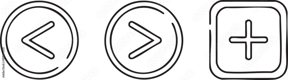 Obraz premium Navigation Elements For Digital Web And Mobile Apps