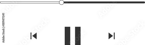 Media player interface with playback controls